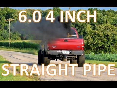 6.0 Powerstroke Straight Pipe Exhaust Compilation - YouTube.