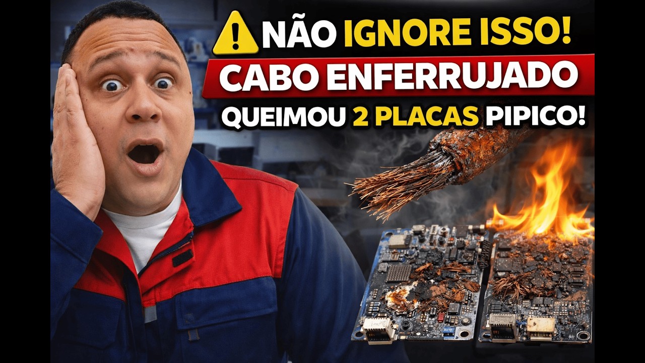 🚨 ALERTA GERAL: Cabo Oxidado Pode Destruir Sua Placa Pipico!