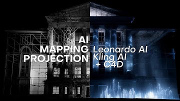 AI Mapping Projection | Kling Leonardo AI + Cinema 4D