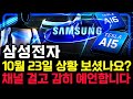 삼성전자 주가 전망. 내일 '이 소식' 나옵니다. 전재산을 걸고 분석한 내용, 감히 말씀드립니다. 10월 23일 방송.