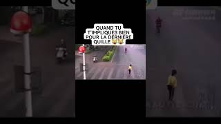 Biker Life Quand Tu T Impliques Bien Pour La Dernière Bequille Ahaha