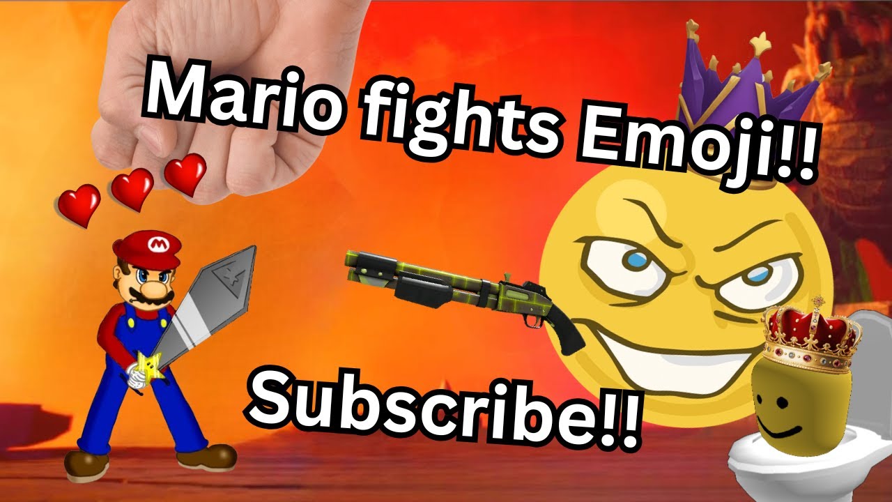 Mario fights emoji!!