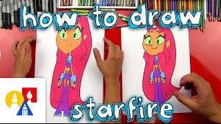 How To Draw Starfire From Teen Titans Go!