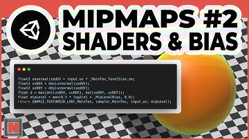 Basics of Mipmaps in Unity Part 2! Shaders, Bias, and Texture2DLOD! ✔️ 2021.1 | Game Dev Tutorial