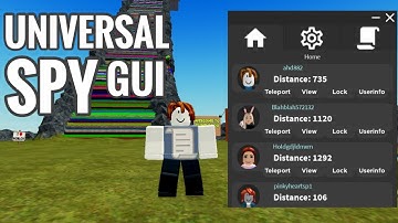 Roblox Script Showcase - Universal Spy GUI!
