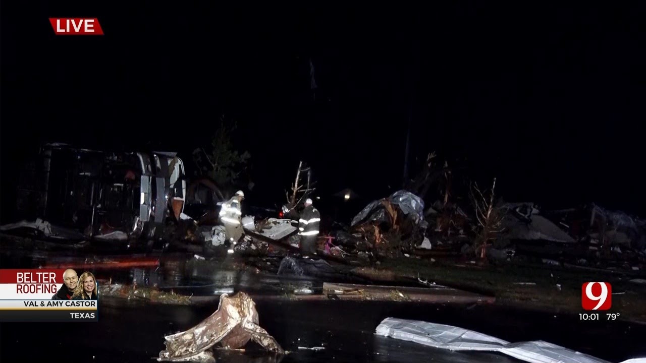 News 9 Storm Chasers Witness Deadly Texas Tornado - YouTube