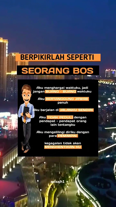 Berpikirlah seperti seorang bos #shorts #motivasi #inspirasi #semangat #sukses