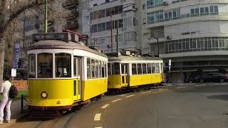 Elétricos de Lisboa Trams in Lisbon Straßenbahn Lissabon