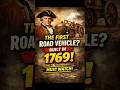 The first road vehicle in 1769? #automobile 😉✌🏻