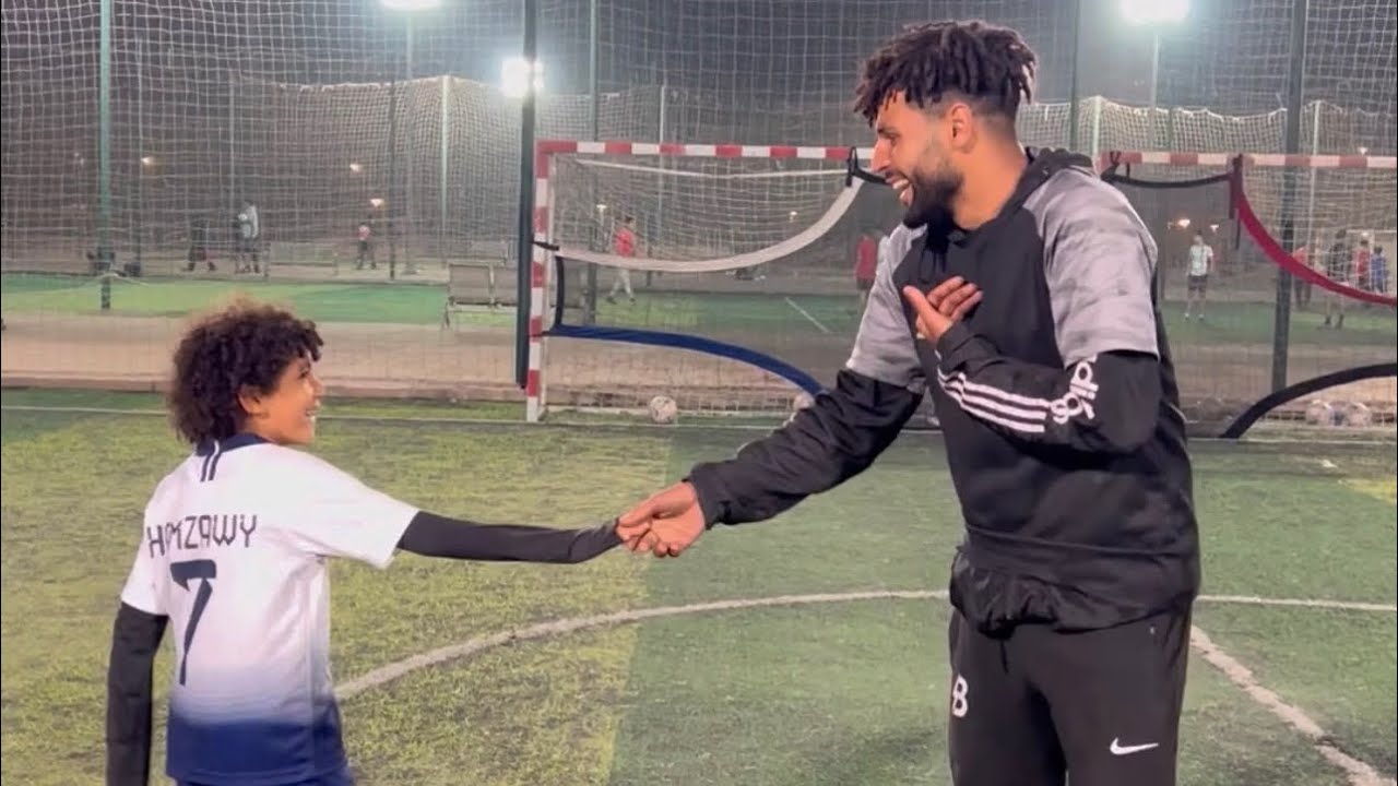 حمزاوي في آخر تمرينة مع كابتن باسم قبل السفر ❤️