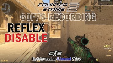 CS2 REFLEX DISABLE : Nvidia Driver 551.23