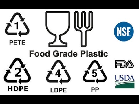 Video: How Food-grade Polyethylene Differs From Non-food Grade