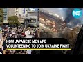 Japanese men answer Ukraine's call for help; Volunteer to join fight against Russia