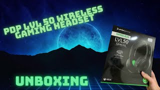 PDP Lvl 50 Xbox gaming wireless headset unboxing
