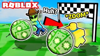 ROBLOX CRAZY MONEY BALL RACE…