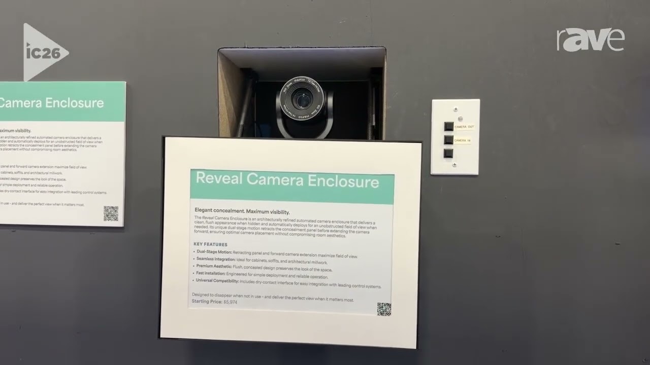 InfoComm 2026: Display Devices, Inc. Intros Reveal Camera Enclosure