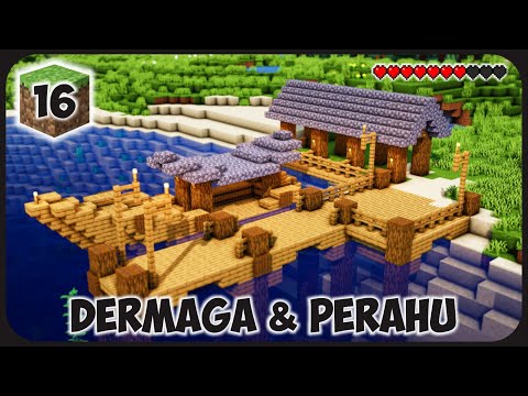 Video: Cara Membuat Dermaga Dan Perahu Di Minecraft
