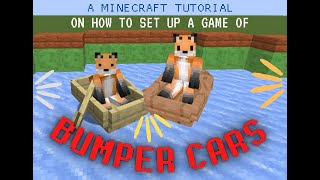 How to make a BUMPER CARS game in Minecraft - Minecraft Tutorial screenshot 5