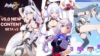 Honkai 5.0 v3 - Flamescion Model Update, More Imayoh and WC Buffs, Free Summer Outfits and More!