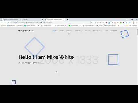 One page Pata Portfolio Template with Bootstrap|One Page  Template|HTML Template|Portfolio Template