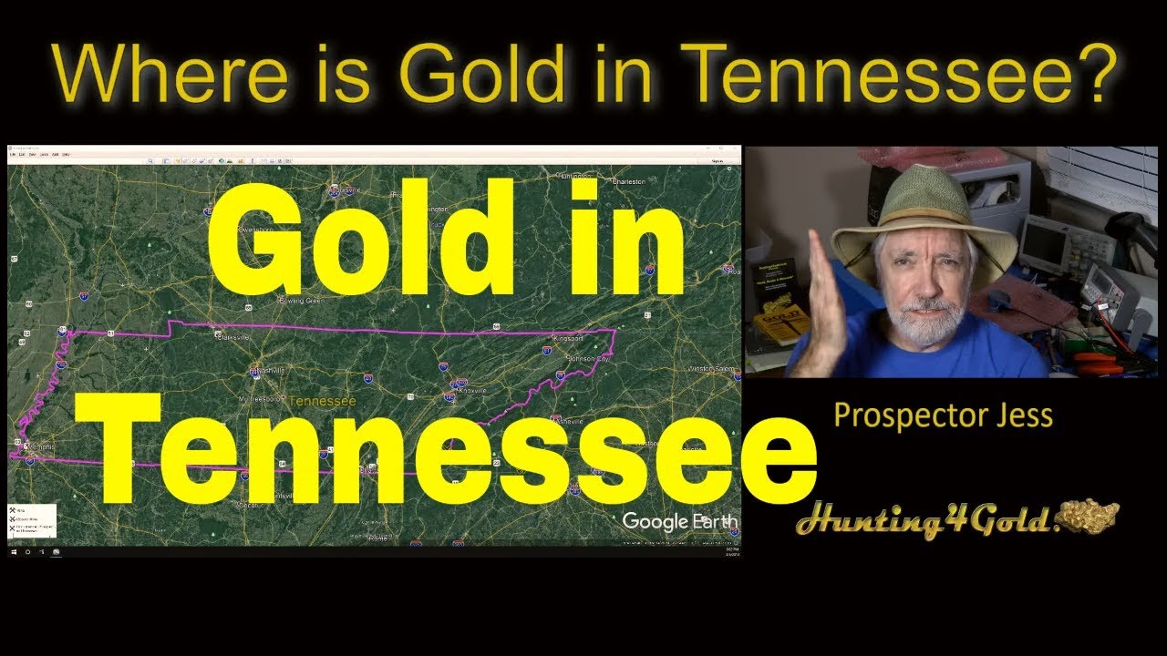 TENNESSEE GOLD MAPS, TENNESSEE GOLD PANNING, TENNESSEE GOLD PLACERS,  TENNESSEE GOLD PROSPECTING, METAL DETECTING