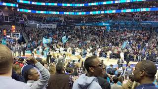 11/17/2018 Hornets vs 76ers - Kimba Walker makes a 3 pointer and takes the lead