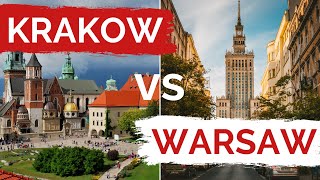 KRAKOW, Poland vs. WARSAW, Poland: which city is better?
