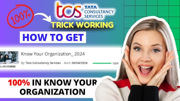 🎯How to Get 100% in TCS Know Your Organization || Complete Your Embrace 100%✅ || 100% Working Trick🔥