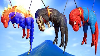 Black Panther Vs Godzilla Vs Spider - Man | Jurassic World Evolution