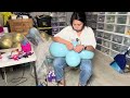 Empty my bags and deflate balloons with me!