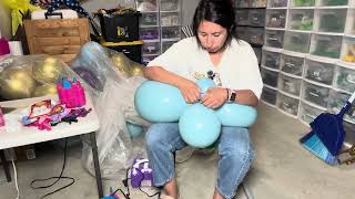 Empty my bags and deflate balloons with me!