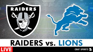 Raiders vs. Lions Live Stream Scoreboard For ESPN MNF, Free Play-By-Play, Boxscore | NFL Week 8