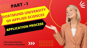 Fachhochschule DORTMUND | Complete application process MEng | Free Application | PART 1 |Vikas Berad