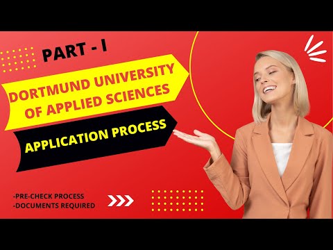 Fachhochschule DORTMUND | Complete application process MEng | Free Application | PART 1 |Vikas Berad