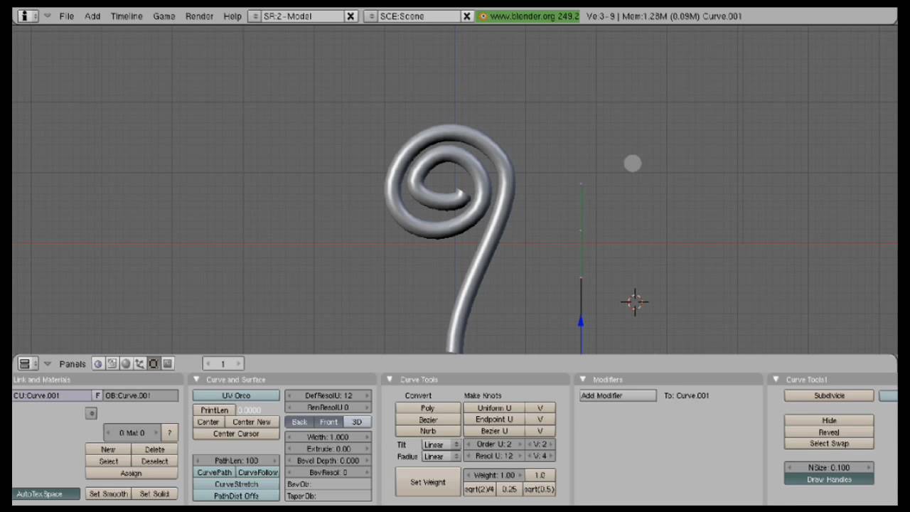 Blender 3D Video Tutorial Growing Vines along a Curve [In HD] YouTube
