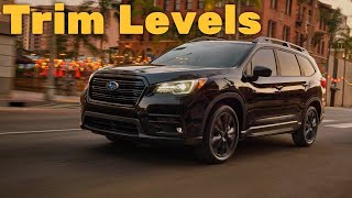 2022 Subaru Ascent Trim Levels Explained and Colors
