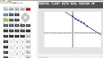 Using Linear Regression and finding the r value on the TI84