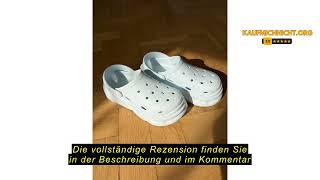 Produktbewertung UUYOUNI Damen Clogs Plateau Strand Sandalen Slip On Hausschuhe rutschfeste Atmungsa