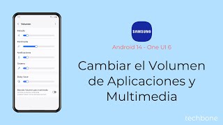 Cambiar el Volumen de Aplicaciones y Multimedia - Samsung [Android 14 - One UI 6] screenshot 4
