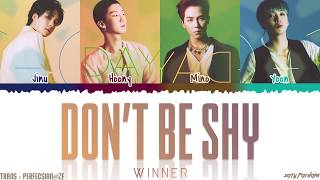 WINNER - 'DON'T BE SHY' (끄덕끄덕) Lyrics [Color Coded_Han_Rom_Eng]