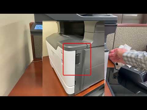 Sharp MX-B467F and MX-B467P: how to replace the toner cartridge