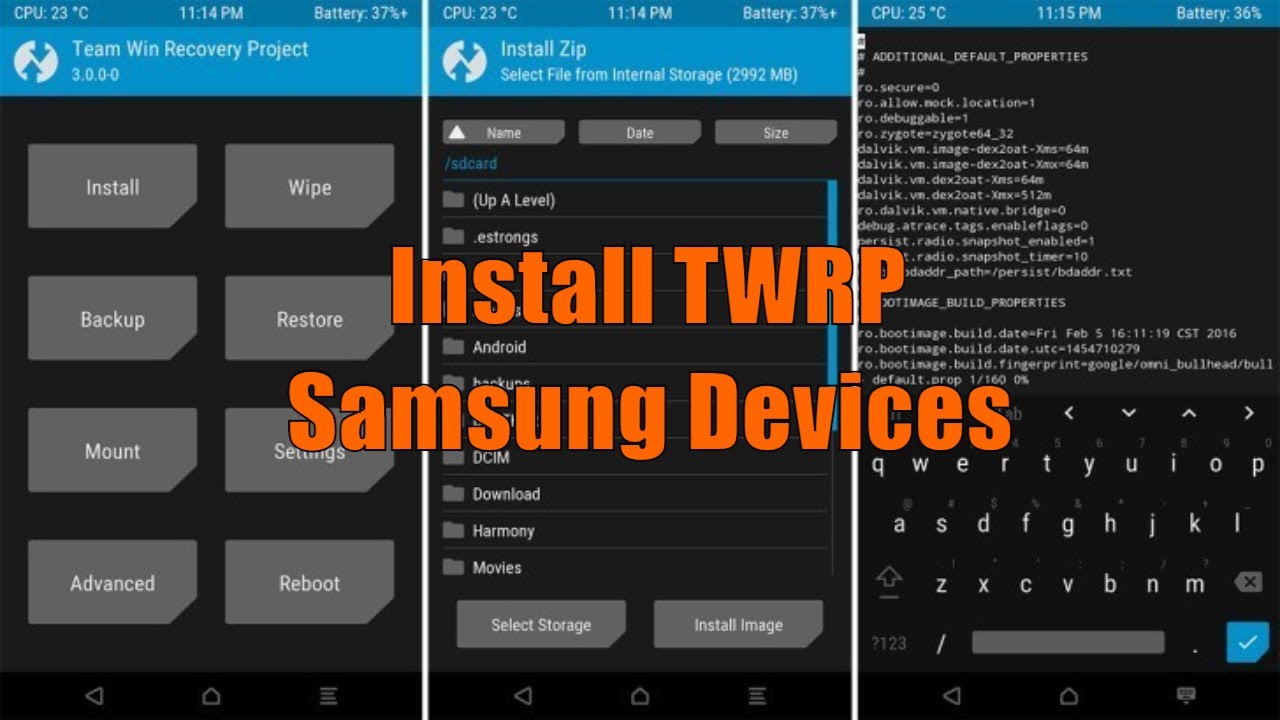 HOW TO Install TWRP on SAMSUNG GALAXY Tab SM-T560/SM-T561 [Explained ...