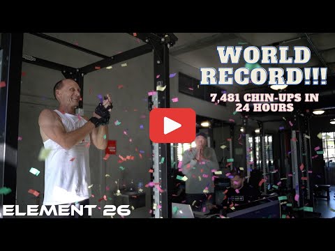 WORLD RECORD 7,481 Chin-ups In 24 Hours!