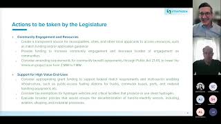 Hydrogen Power Study Task Force  Policy & Workforce Development Working Group  4 2022-12-15