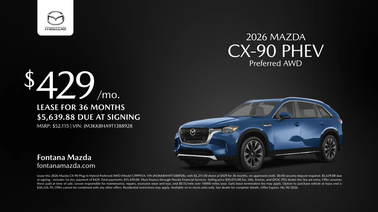 Mazda CX-90 PHEV 06/05/2026 7502598 - YouTube