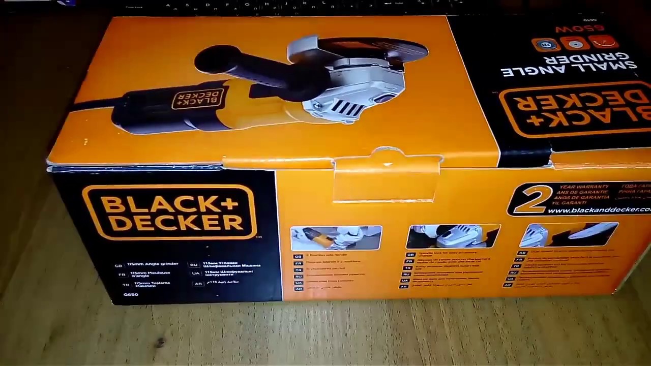 Шлифовальная машина black decker