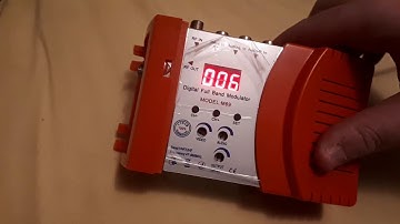 Briefly showing my analog VHF UHF transmitter & parents TV setup