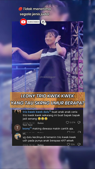 Leony Trio Kwek Kwek Yang Tau Skrng Umur Berapa? #leony #fypシ゚viral #trending #shorts #kwekwek