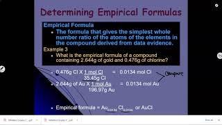 Unit 5 Hchem % comp EF MF