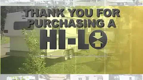 HiLo Trailer's Owner's Manual Video1 - 1 Hi-Lo-Hello
